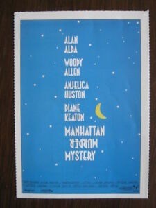 MANHATTAN MURDER MYSTERY filmposter.