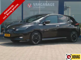 Nissan Leaf e+ Tekna 62 kWh, SOH 90.8% / Trekhaak / BOSE / Leder / Camera 360 / Stoel + stuurverwarm