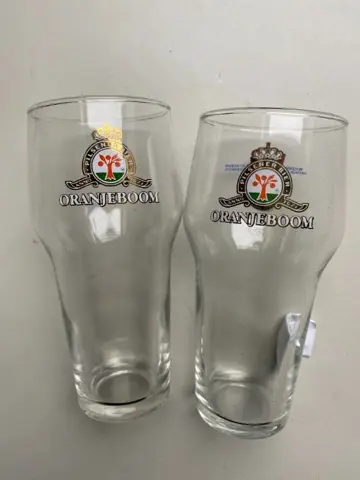 Oranjeboom bierglazen uit 1989