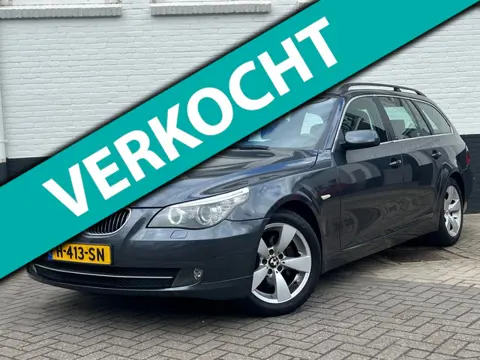 BMW 5-serie Touring 523i Automaat Camera Carplay Trekhaak Memory Leder