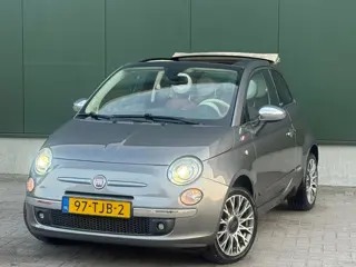 TOPSTAAT Fiat 500 1.2 Lounge | CABRIO | AUTOMAAT | Nieuwe APK | NAP | Nieuwe Koppeling |