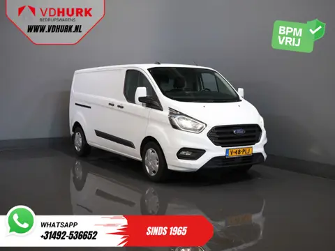 Ford Transit Custom 2.0 TDCI 130 pk Aut. L2 2x Schuifdeur/ Standkachel/ Stoelverw./ Carplay/ Airco/ 
