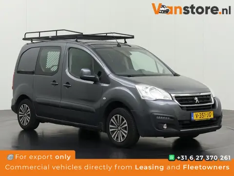Peugeot Partner 1.6BlueHDi 100PK | 3-Persoons | Euro 6 | Imperiaal | Trekhaak | Airco | Cruise