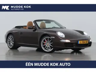 Porsche 911 Cabrio 3.8 Carrera 4S 997.1 | Handgeschakeld | Macadamia Metallic | Memory | 19 inch
