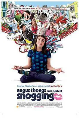 ANGUS, THONGS and perfect snogging filmposter.