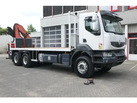 Renault Kerax | PALFINGER PK 18500 + Remote control | Retarder | 417859Km | 2008 | 6X4 | Full spring