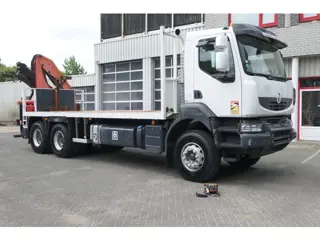 Renault Kerax | PALFINGER PK 18500 + Remote control | Retarder | 417859Km | 2008 | 6X4 | Full spring