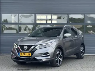 NISSAN QASHQAI 1.2 TEKNA + I AUTOMAAT I PANORAMADAK I LEDEREN BEKLEDING I P-CAMERA