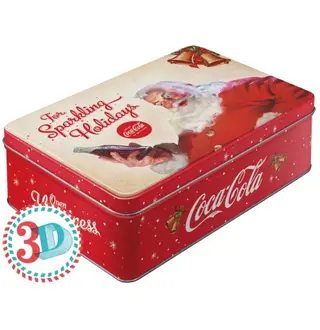 Coca-Cola Holidays Plat Tinnen Blik