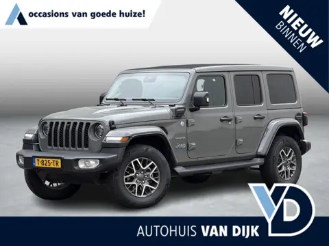 Jeep Wrangler Unlimited 4xe 380 Sahara | NL-auto/Elektr.Vouwdak/Leder/Adapt.Cruise/Keyless