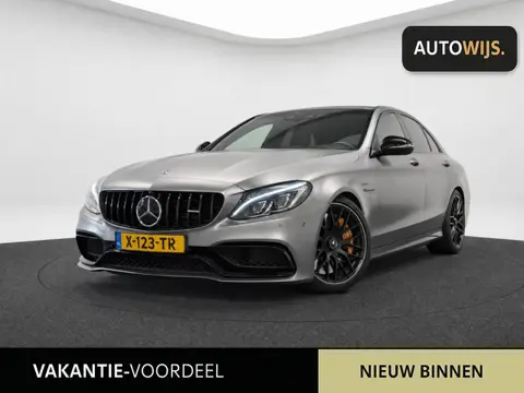 Mercedes-Benz C-klasse AMG 63 S|510PK|C63|SCHAALSTOELEN|KERAMISCH|BURMESTER|HUD|PANO|360CAM|