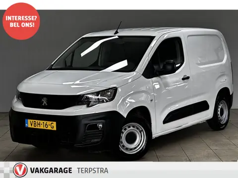 Peugeot Partner 1.5 BlueHDI Premium/ Zij-Schuifdeur Rechts/ Apple+Android/ Airco/ Navi/ Cruise/ Blue