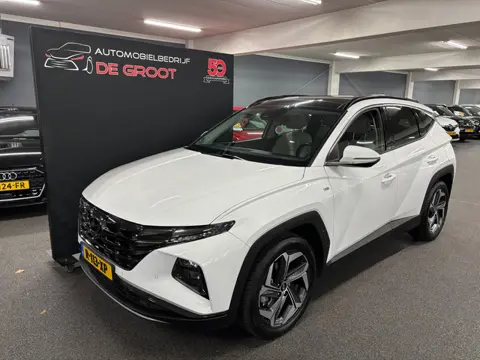 Hyundai Tucson 1.6 T-GDI MHEV Premium Sky 1ste Eigenaar, Navigatie, Leder, Panoramadak, Electrische 