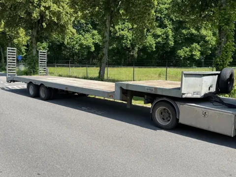 Veldhuizen P37-2 10ton Oplegger Semi dieplader trailer HL1257