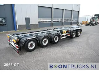 D-Tec COMBITRAILER  S-LINE CT-521-S | 2x20-40ft HC * 3x STUURAS * 4x LIFTAS * SAF/DISC * APK 10-2026