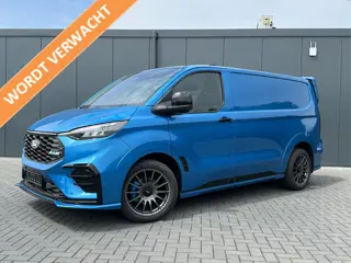 Ford E-Transit Custom MS-RT 285 PK FULL ELECTRIC SPORT / L1H1 / DIGITAL AQUA BLUE METALLIC / REAR VI
