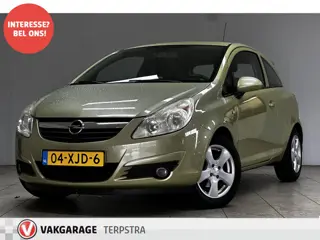 Opel Corsa 1.2-16V Enjoy/ 15'' LMV/ Airco/ C.V. afstand/ Elek. pakket/ Isofix/ Multi. LEDER. Stuur/ 
