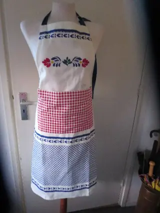 Schort Boerenbont servies