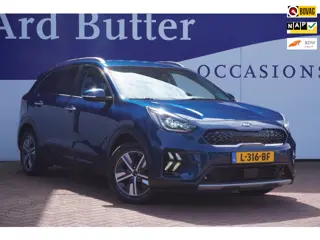Kia Niro 1.6 GDi Hybrid DynamicPlusLine+Leder+breed-Navigatie+camera+stoel&stuur-verw+ = SUPER !!
