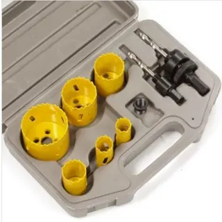 Gatenzaagset 9 delig bi-metaal