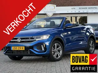 Volkswagen T-Roc Cabrio 1.5 TSI R-Line NAVI | TREKHAAK | RACING BLUE | BOVAG !!