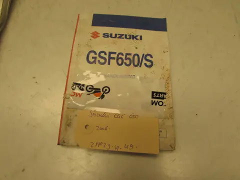 INSTRUCTIEBOEKJE Suzuki GSF 650 Bandit 2006 - 2007