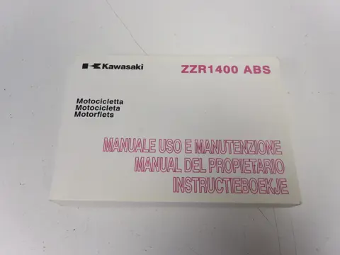 INSTRUCTIEBOEKJE Kawasaki ZZR 1400 2012 - 2017