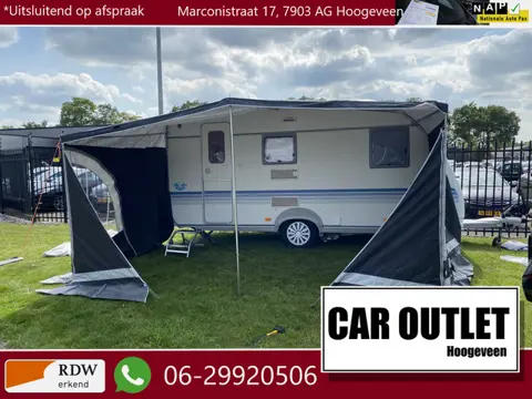 Adria Adora 432 PS 40 Years Anniversary Edition Bijzonder nette caravan met vele toebehoren