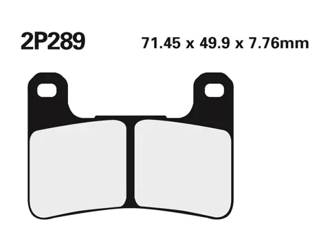 REMBLOKKEN VOOR Suzuki GSX R 600 2006 - 2007
