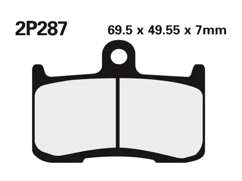 REMBLOKKEN VOOR Triumph Tiger 1050 2007 - 2010
