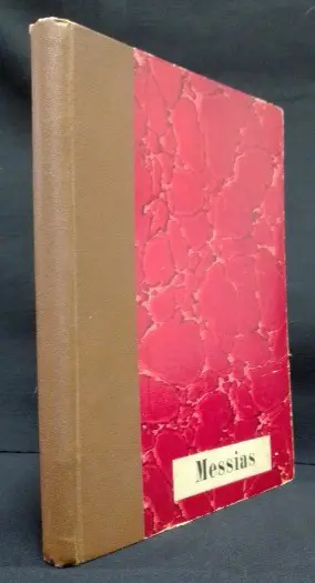 Messias,Duits,Oratorium Händel,ca.1910, pianouittreksel,zgst