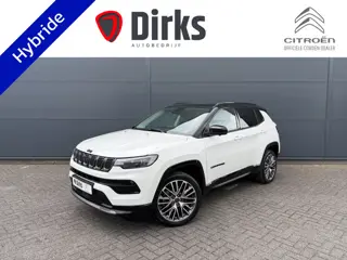 Jeep Compass 4xe 240 Plug-in Hybrid Electric Summit (Elektrisch Schuifdak - Leder incl verwarming/ko