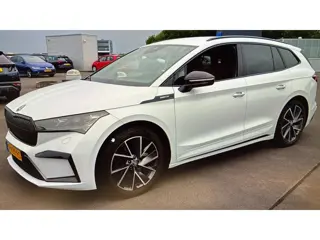 Škoda Enyaq iV BWJ 2022 | 60 Sportline SOH 91,72% | SPORTSTOELEN | LEER/ALCANTARA | CARPLAY | CAMERA
