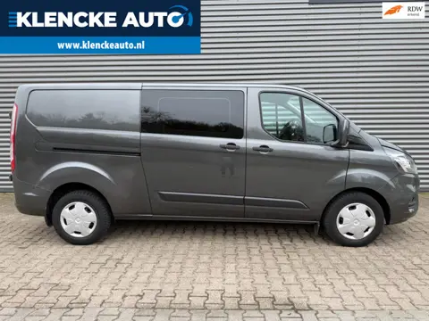 Ford Transit Custom Limited AUTOMAAT Dubbel cabine LED 5-persoons Clima Cruise Navi Stoelverwarming