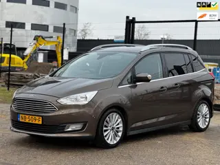 Ford Grand C-Max 1.0 Titanium|7PERS|NAVI|LEDER|CAMERA|STOELVERW|PARKHULP