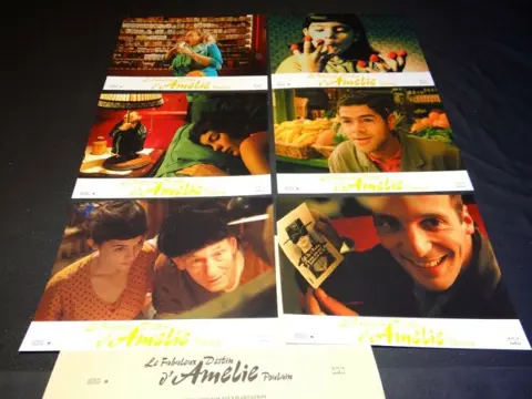 Le fabuleux destin d 'Amélie Poulain lobbycard set.