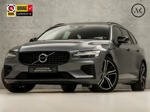 Volvo V60 2.0 T8 Twin Engine AWD R-Design 391Pk Automaat (PANORAMADAK, MEMORY SEATS, LEDER, STOELVER