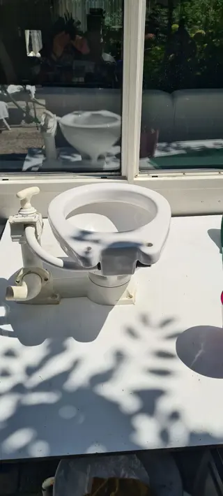 Toaletpot komplet met toaletbril voor boot