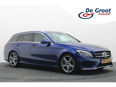 Mercedes-Benz C-Klasse Estate 220 CDI Prestige AMG Leer, ACC, Camera, Navigatie, Bluetooth, LED, Key
