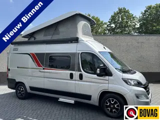 Bürstner Campeo 600 met Hefdak 140 pk AUTOMAAT 9-Traps Euro6 Fiat Ducato **Groot dwarsbed/Hefdak met
