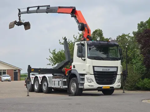 DAF CF 410 FAQ PALFINGER KRAAN 22TM!! AFSTANDSBEDIENING!!HAAKARM!!ZERO-EMISSIE 2030!! DK1178
