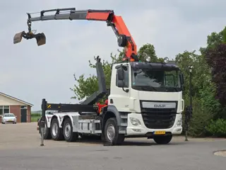DAF CF 410 FAQ PALFINGER KRAAN 22TM!! AFSTANDSBEDIENING!!HAAKARM!!ZERO-EMISSIE 2030!! DK1178