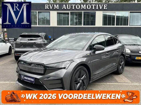 Skoda Enyaq Coupé iV 80 RS SOH 89% |ELEK. ACHTERKLEP| PANO| ELEK. STOEL MET MEMORY| NET ONDERHOUD GE