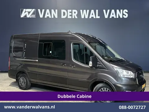Ford Transit 2.0 TDCI 130pk L3H2 Dubbele Cabine Euro6 Airco | 6-Zits | Camera | Apple Carplay | Crui