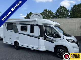 Knaus Sky Ti 650 MEG 140 pk AUTOMAAT 9-Traps Euro 6 Fiat Ducato **Enkele bedden/Satelliet TV/Navi/Ca