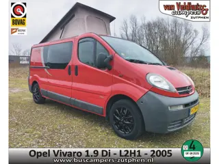 Opel Vivaro 1.9Di L2H1 - Euro 4 / NL-Buscamper + hefdak