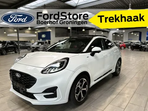 Ford Puma EcoBoost 125 pk Hybrid ST-Line | Trekhaak | Winter Pack | Adapt. Cruise | Pano | Full LED 