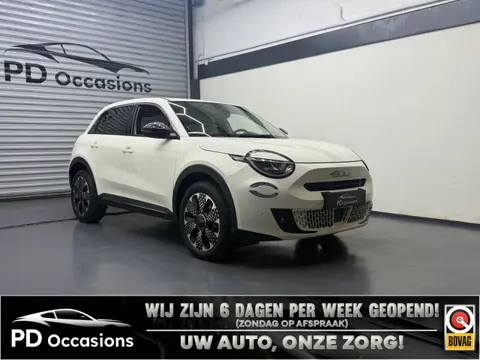 Fiat 600 1.2 Hybrid 145PK Urban - Wit leer - Elek. Achterklep - ACC - Dodehoek
