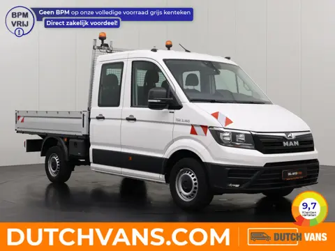 MAN TGE 2.0TDi 160PK Dubbele Cabine Open Laadbak | 3500Kg Trekhaak | Multimedia | Camera | Airco | 6