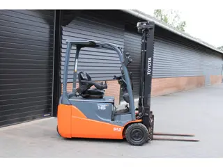 Toyota 8FBET16T heftruck elektrische triplex 6962 uur sidesift